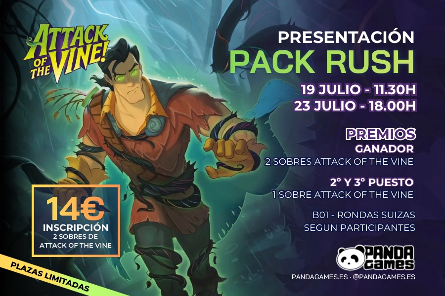 Presentación Pack Rush Attack of the Vine